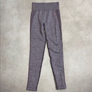 Gymshark Heathered Purple Maroonish Early Release Leggings
